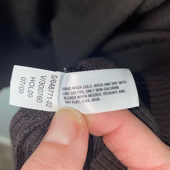 GAP Men's Brown Long Sleeve 100% Wool 1/4 Zip Sweater Extra Large XL - Picture 8 of 9